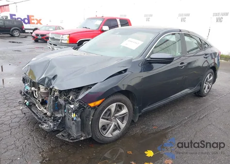 2020 Honda Civic Lx from USA, damaged, VIN 19XFC2F61LE200132